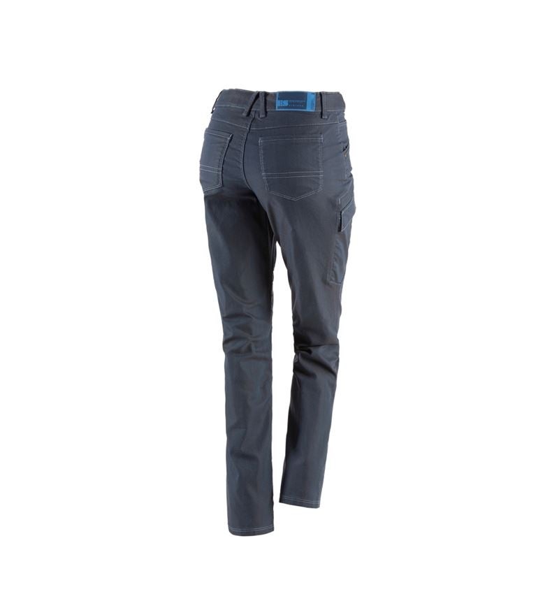 Pantaloni da lavoro: Pantaloni cargo e.s.vintage, donna + blu artico 3