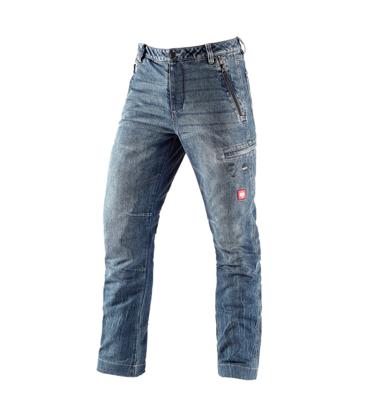 Giardinaggio / Forestale / Agricoltura: e.s. jeans forestali antitaglio + stonewashed 2