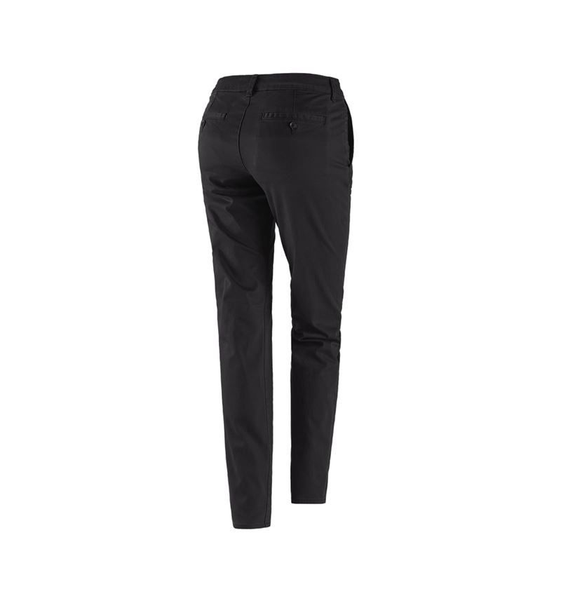 Pantaloni da lavoro: e.s. pantaloni da lavoro donna 5-Pocket Chino + nero 3