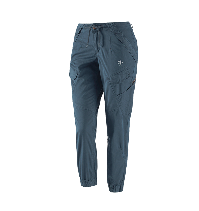 Pantaloni da lavoro: Pantaloni cargo e.s. ventura vintage, donna + blu ferro 2