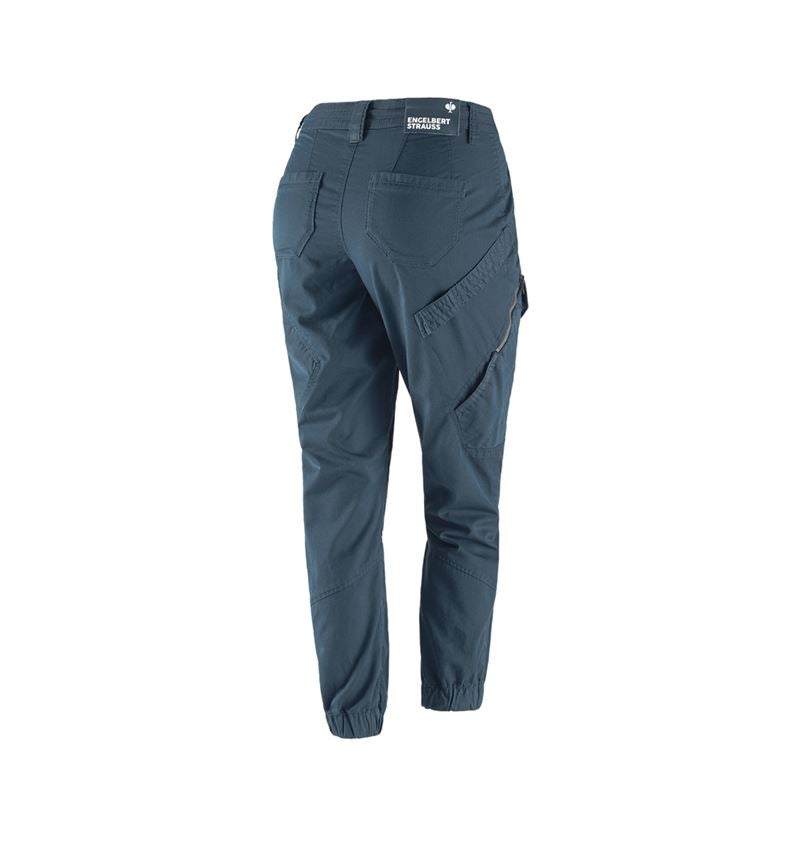 Pantaloni da lavoro: Pantaloni cargo e.s. ventura vintage, donna + blu ferro 3