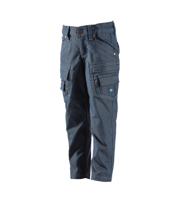 Pantaloni: Pantaloni cargo e.s.vintage, bambino + blu artico 2