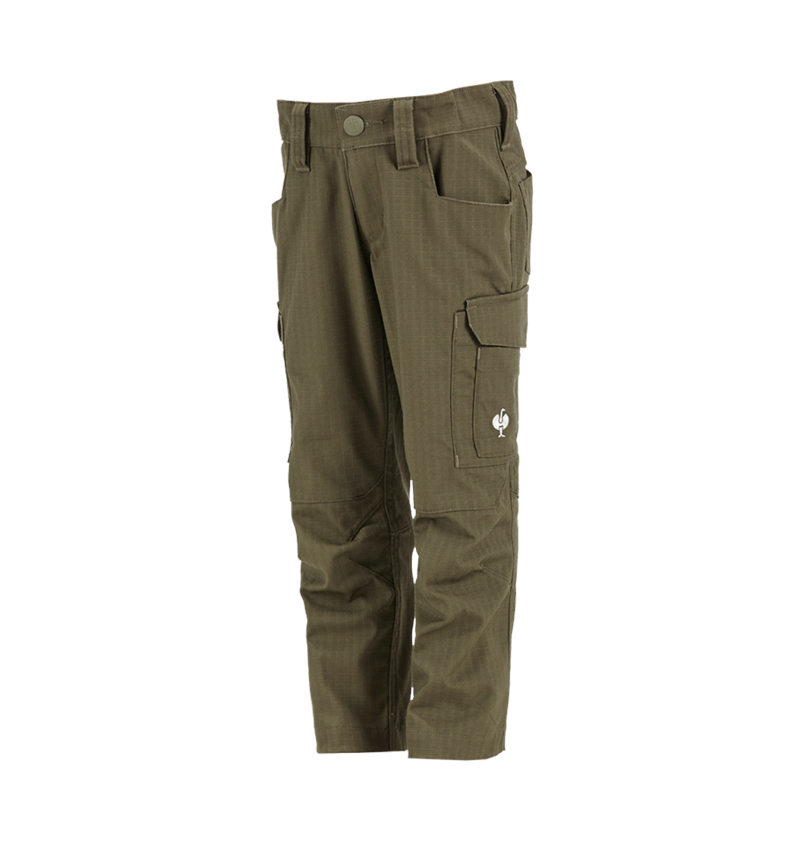 Temi: Pantaloni e.s.concrete solid, bambino + verde fango 2