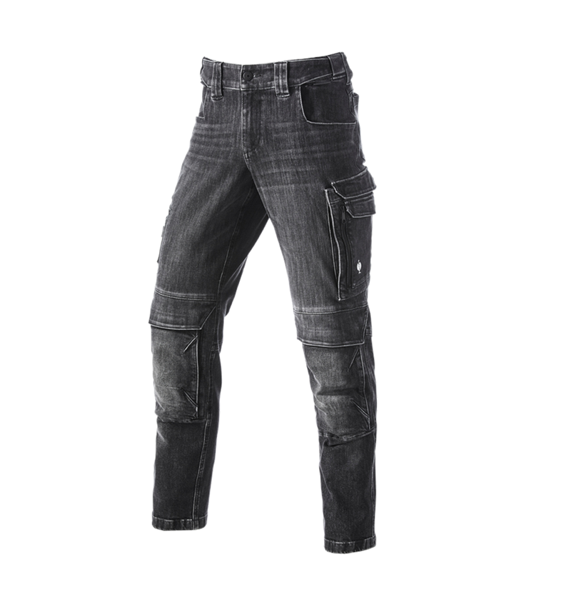 Pantaloni: Cargo Worker-Jeans e.s.concrete + blackwashed 2