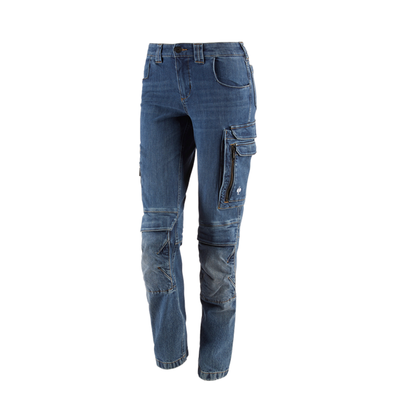 Pantaloni da lavoro: Cargo Worker-Jeans e.s.concrete, donna + stonewashed 2