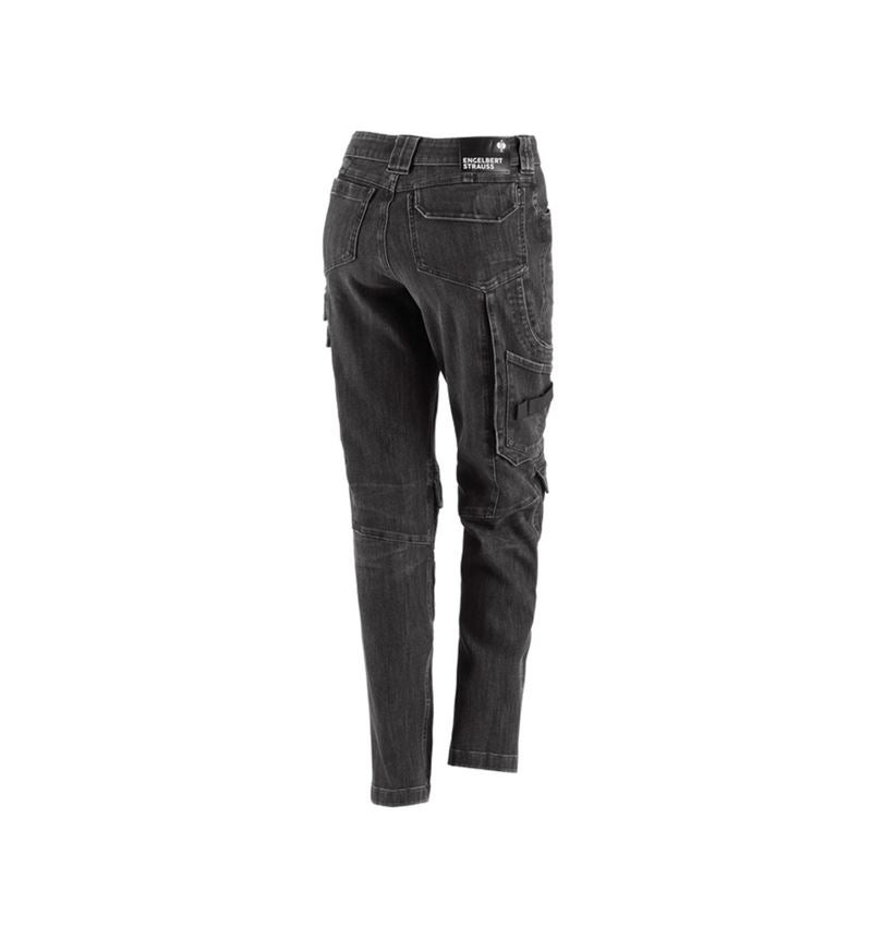 Pantaloni da lavoro: Cargo Worker-Jeans e.s.concrete, donna + blackwashed 3