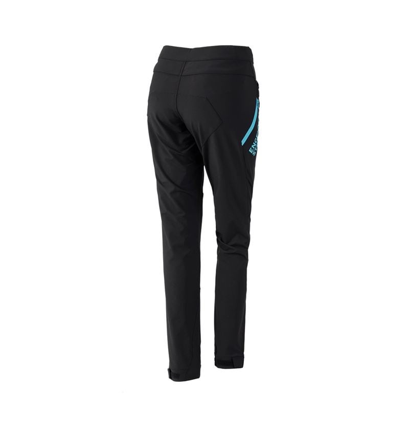 Pantaloni da lavoro: Pantaloni funzionali e.s.trail, donna + nero/turchese lapis 3