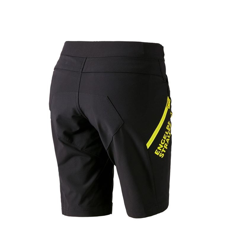 Pantaloni da lavoro: Short funzionali e.s.trail, donna + nero/giallo acido 4