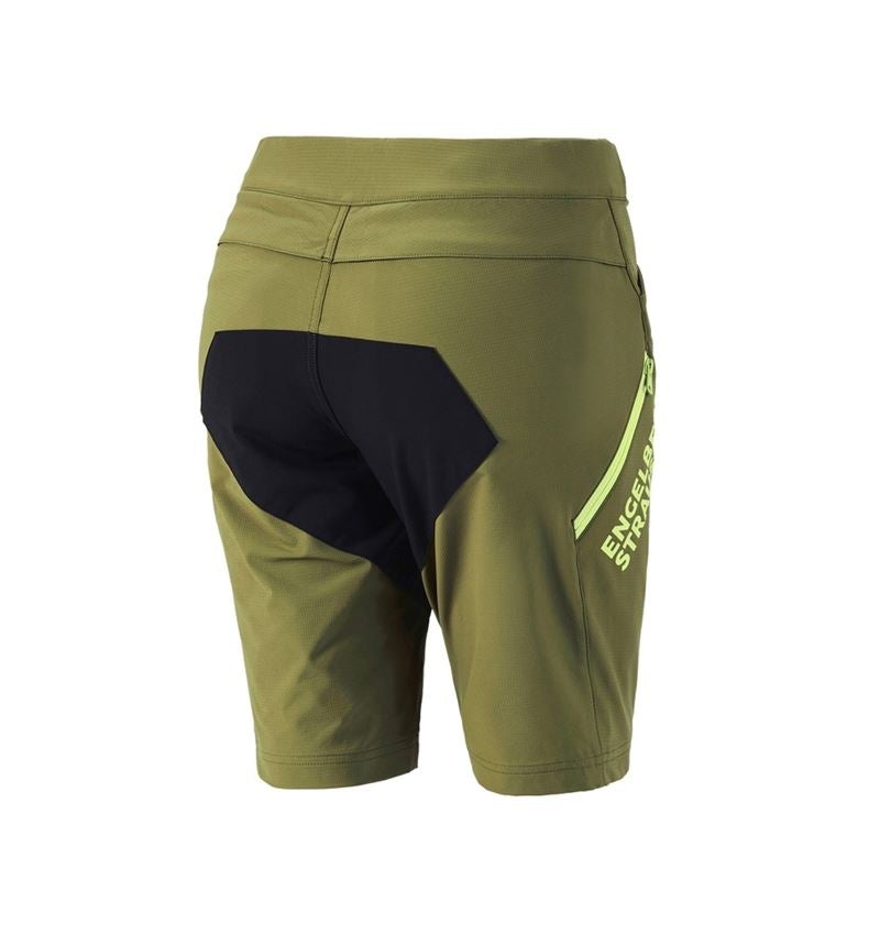 Pantaloni da lavoro: Short funzionali e.s.trail, donna + verde ginepro/verde lime 3