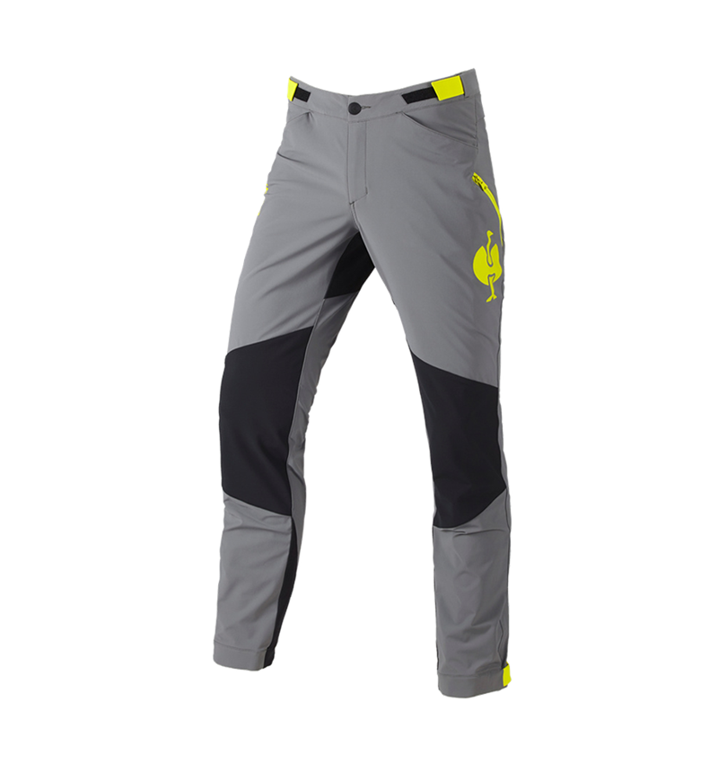 Pantaloni: Pantaloni funzionali e.s.trail + grigio basalto/giallo acido 3