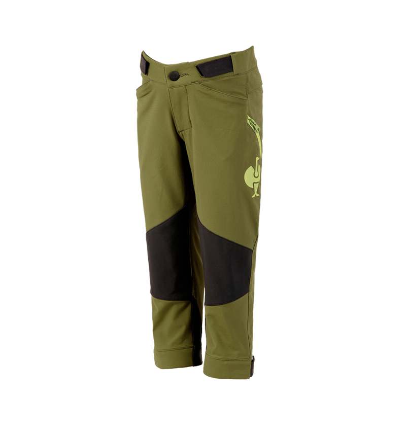 Temi: Pantaloni funzionali e.s.trail, bambino + verde ginepro/verde lime 2