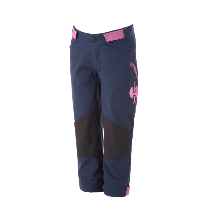 Pantaloni: Pantaloni funzionali e.s.trail, bambino + blu profondo/rosa tara 4