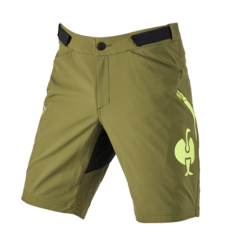 Pantaloni: Short funzionali e.s.trail + verde ginepro/verde lime 2