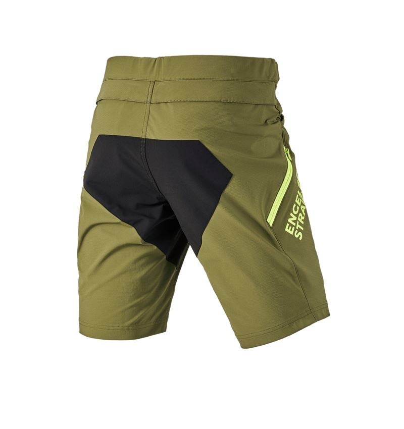 Pantaloni: Short funzionali e.s.trail + verde ginepro/verde lime 3