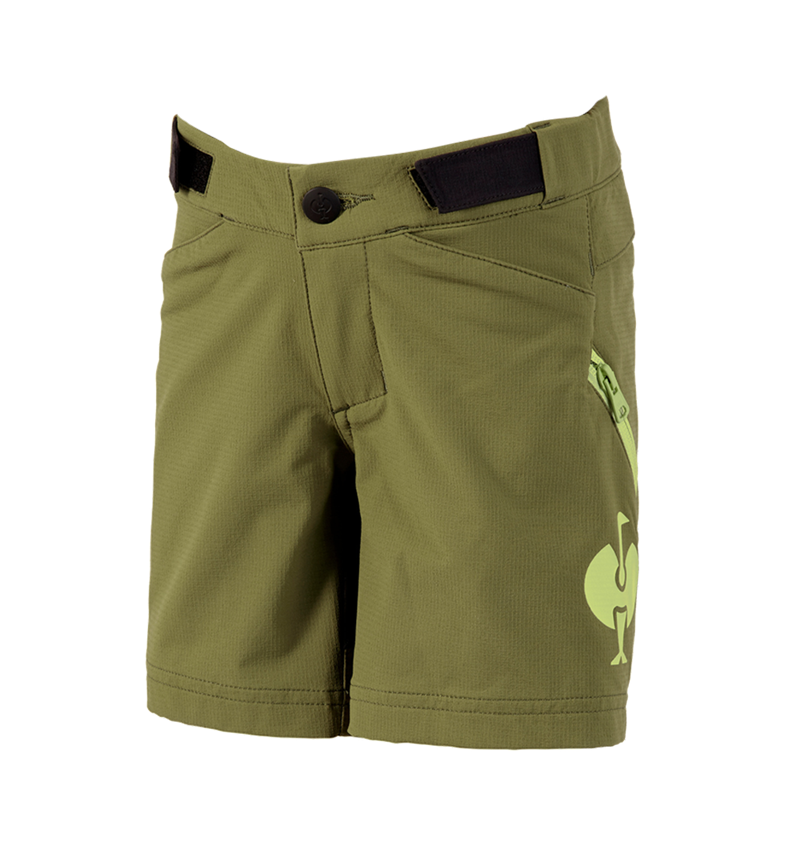 Pantaloncini: Short funzionali e.s.trail, bambino + verde ginepro/verde lime 2