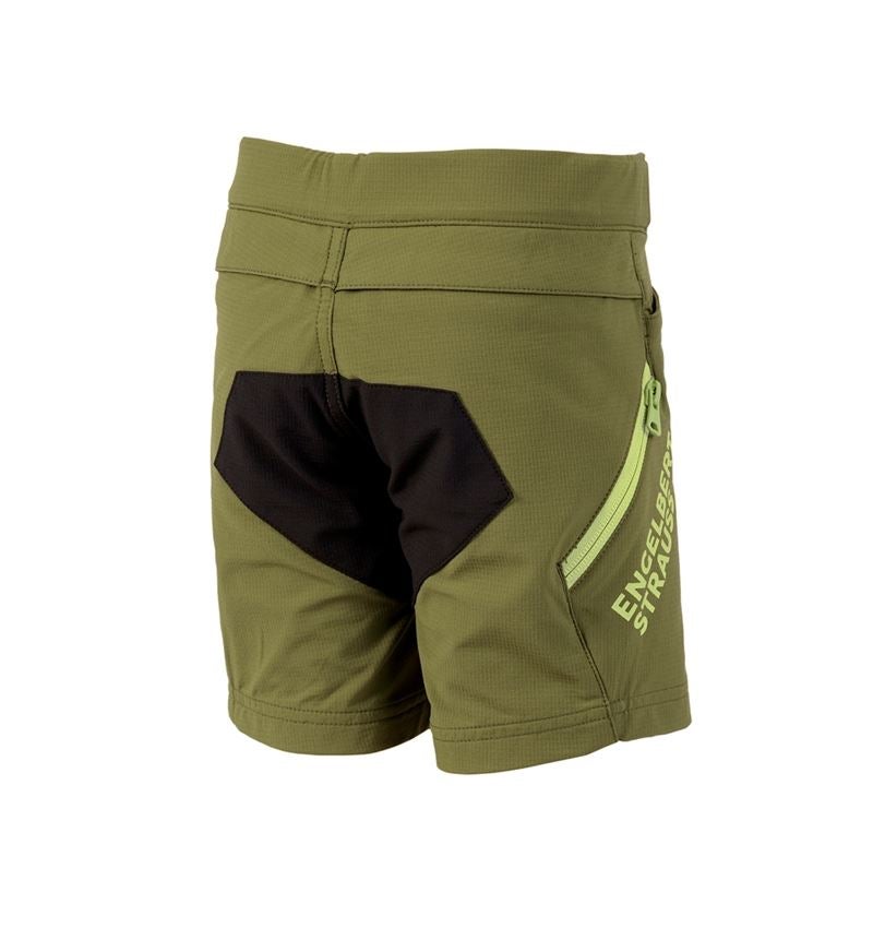 Pantaloncini: Short funzionali e.s.trail, bambino + verde ginepro/verde lime 3