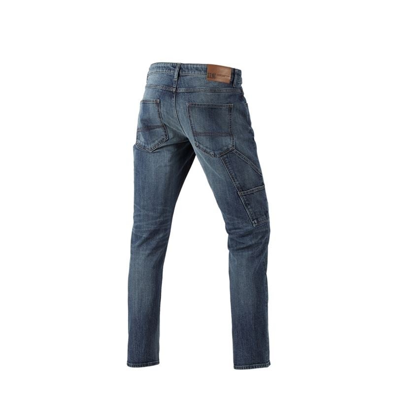 Hosen: e.s. 5-Pocket-Stretch-Jeans mit Zollstocktasche + mediumwashed 2