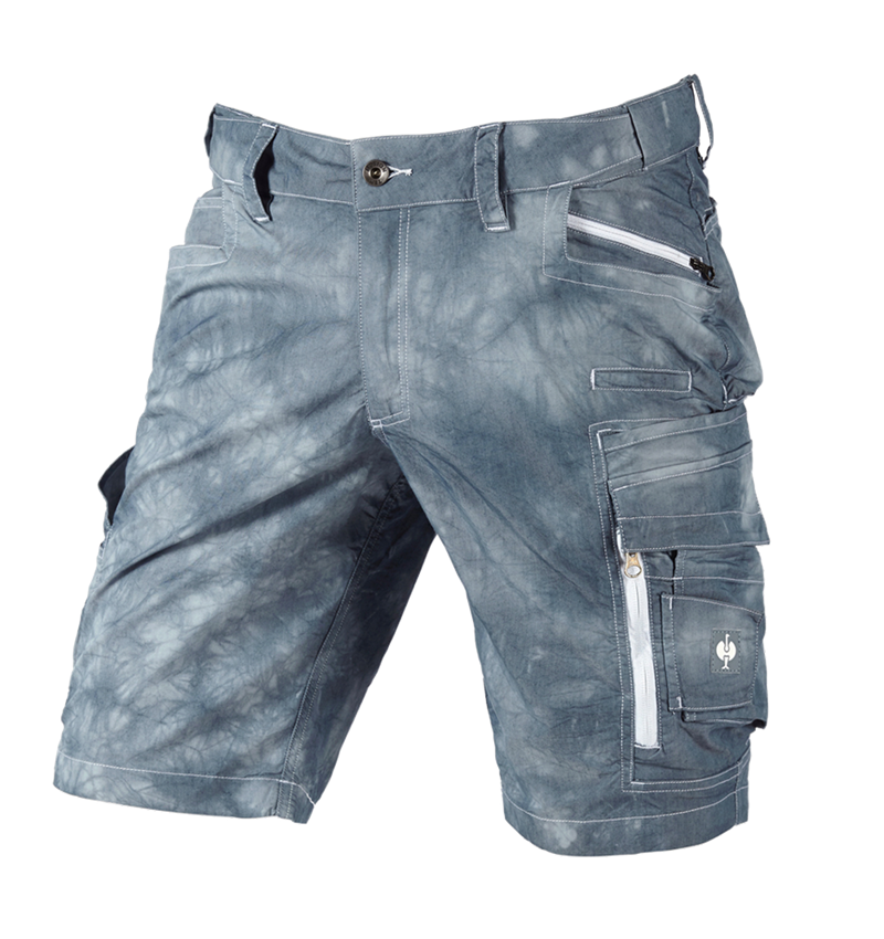 Pantaloni: Pantaloncini cargo e.s.motion ten estivi + blu fumo vintage 2