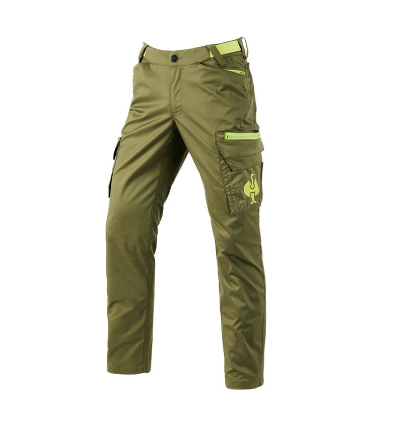 Pantaloni: Pantaloni cargo e.s.trail + verde ginepro/verde lime 2