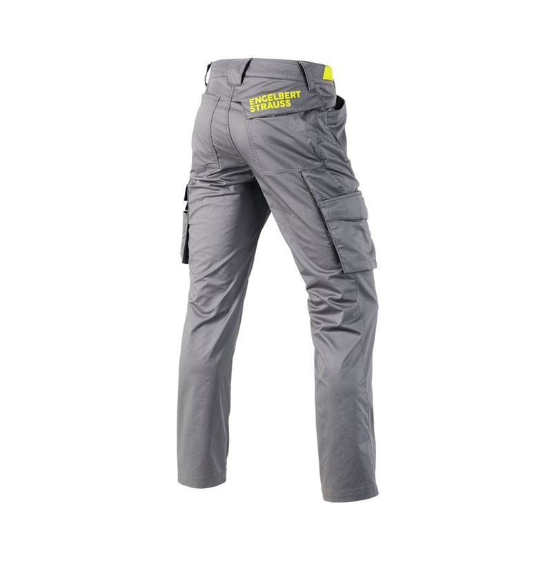 Pantaloni: Pantaloni cargo e.s.trail + grigio basalto/giallo acido 3