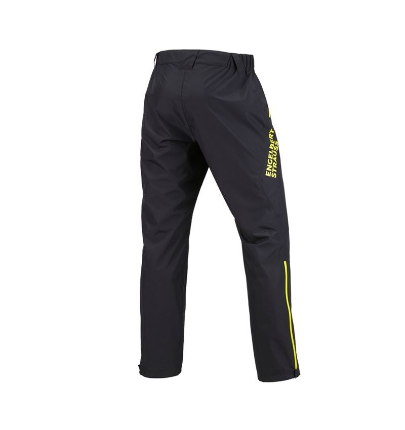 Pantaloni: Pantaloni p. ogni condizione atmosferica e.s.trail + nero/giallo acido 3