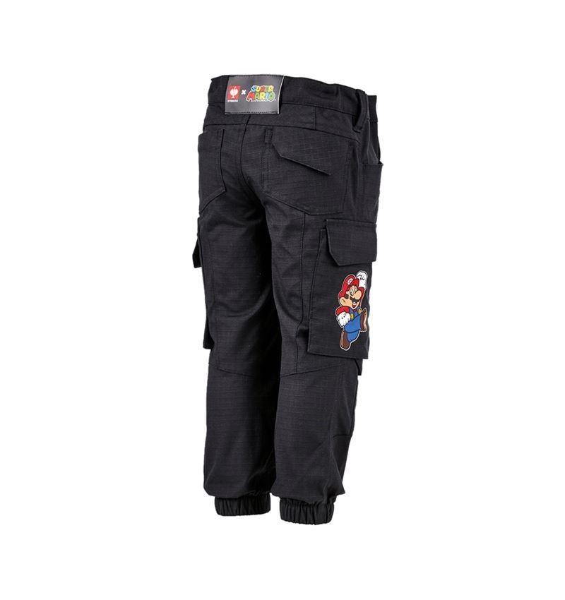 Pantaloni: Pantaloni cargo Super Mario, bambino + nero 3