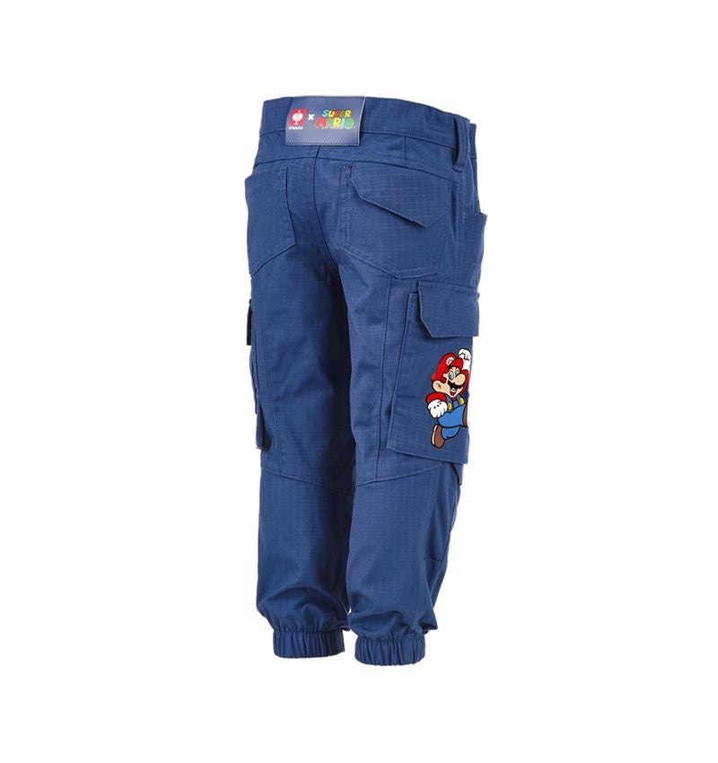 Pantaloni: Pantaloni cargo Super Mario, bambino + blu alcalino 4