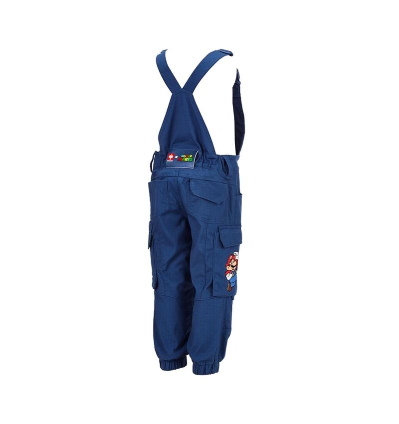 Pantaloni: Salopette Super Mario, bambino + blu alcalino 3