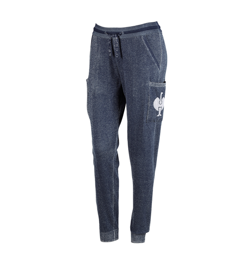 Pantaloni da lavoro: e.s. pantaloni cargo Homewear, donna + blu profondo 3