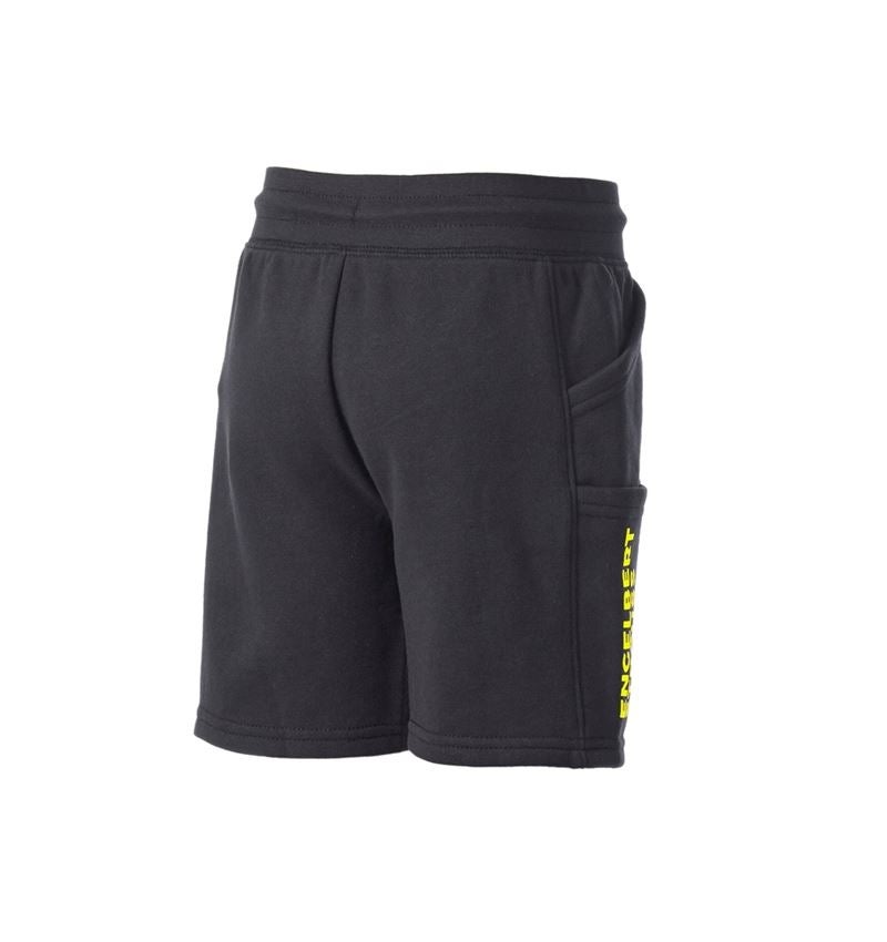 Pantaloncini: Sweat short light e.s.trail, bambino + nero/giallo acido 5
