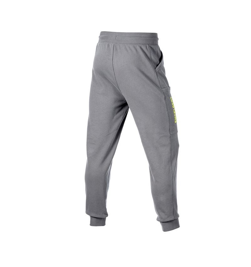 Temi: Sweat Pants light e.s.trail + grigio basalto/giallo acido 5