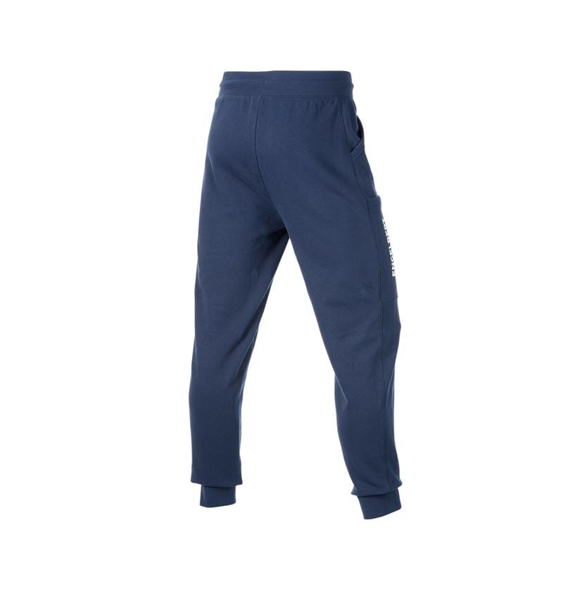 Temi: Sweat Pants light e.s.trail + blu profondo/bianco 6