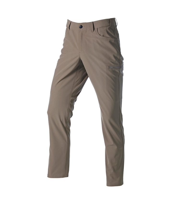 Pantaloni: Pantaloni da lavoro 5-Pocket Chino e.s.work&travel + terra d'ombra 4