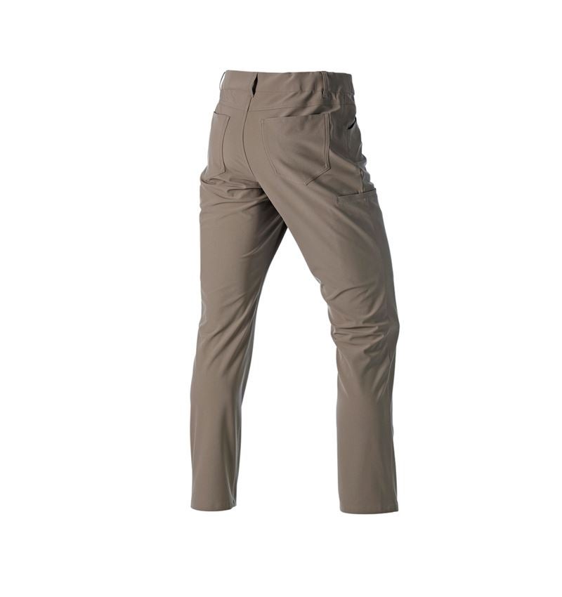 Abbigliamento: Pantaloni da lavoro 5-Pocket Chino e.s.work&travel + terra d'ombra 5