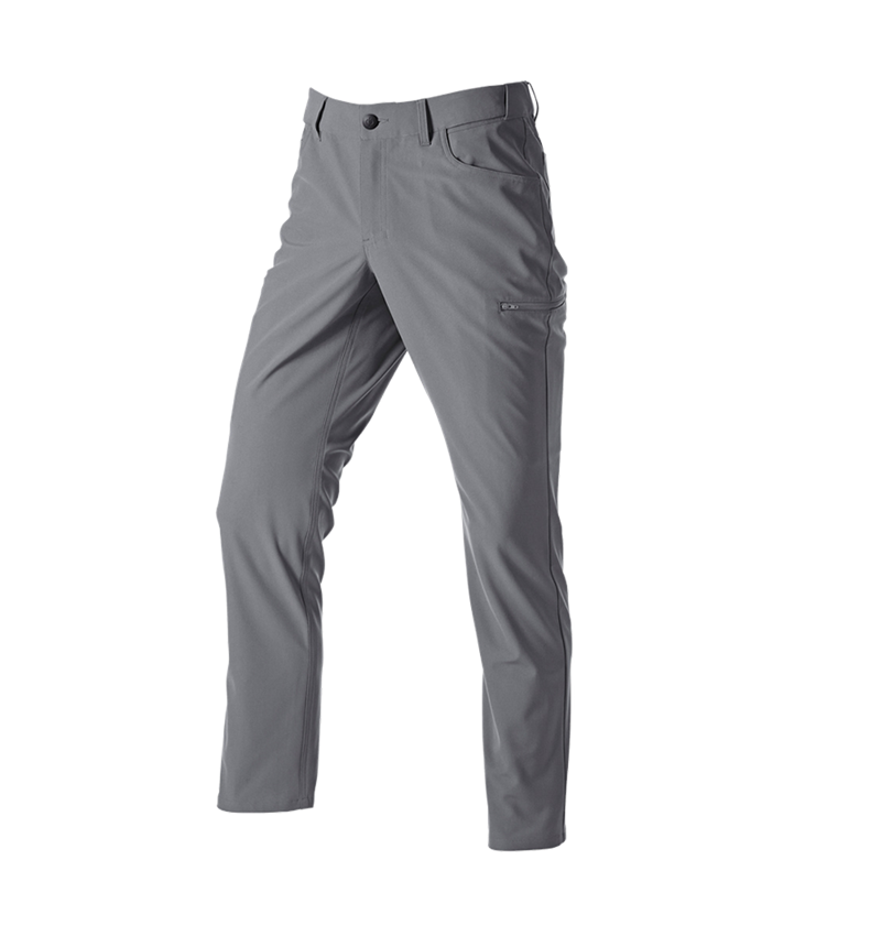 Pantaloni: Pantaloni da lavoro 5-Pocket Chino e.s.work&travel + grigio basalto 3