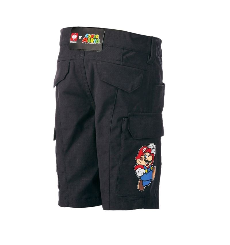 Abbigliamento: Super Mario cargoshort, bambino + nero 1
