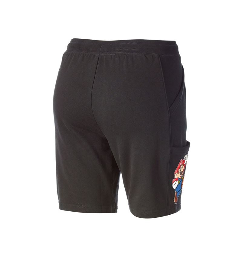 Abbigliamento: Super Mario Sweat short, donna + nero 1
