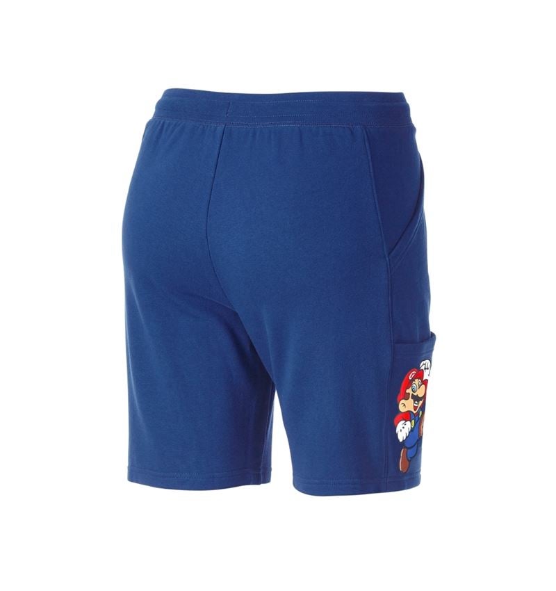 Abbigliamento: Super Mario Sweat short, donna + blu alcalino 1