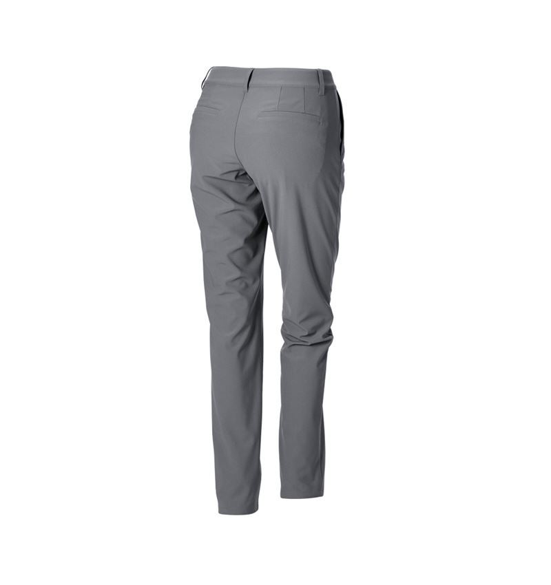 Pantaloni da lavoro: Pantaloni da lavoro chino e.s.work&travel, donna + grigio basalto 5