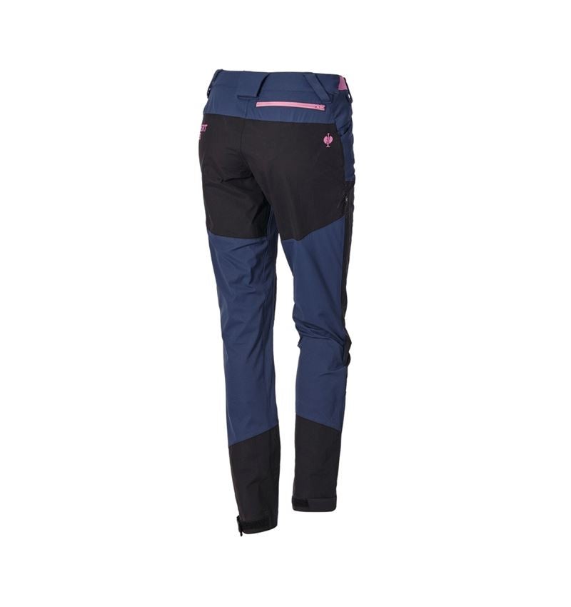 Pantaloni da lavoro: Pantaloni funzionali ibrida e.s.trail, donna + blu profondo/rosa tara 6