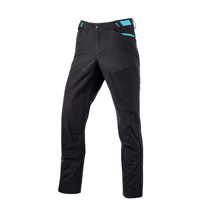 Pantaloni: Pantaloni funzionali ibrida e.s.trail + nero/turchese lapis 5