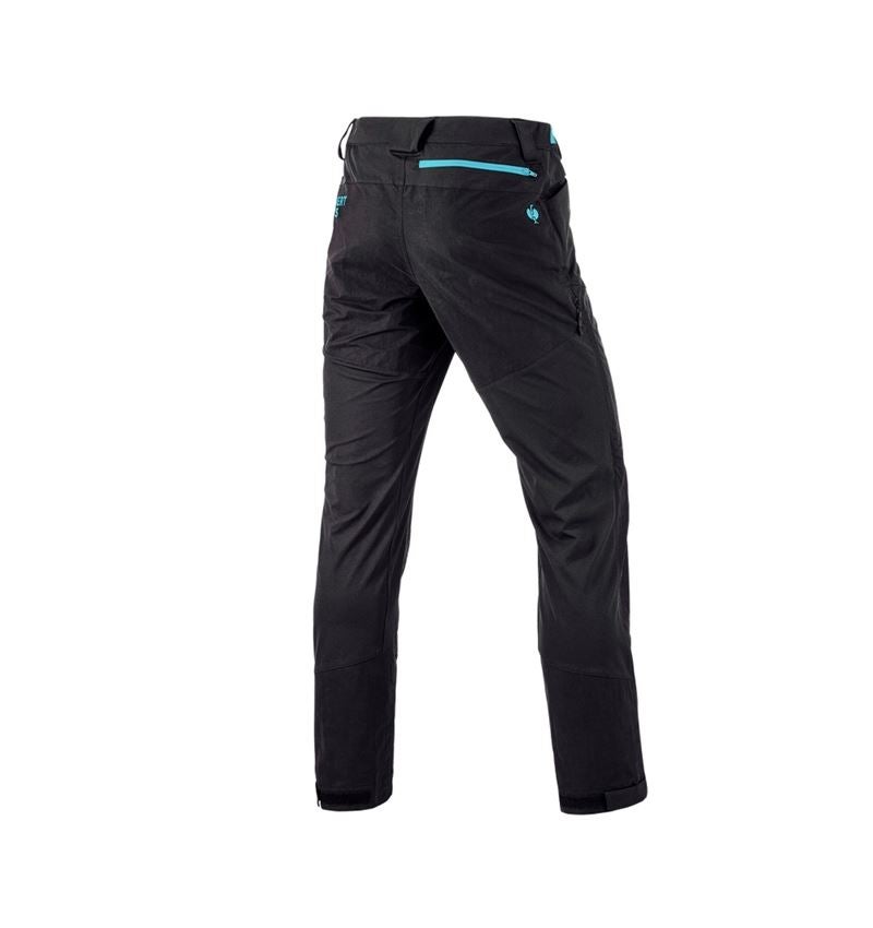 Pantaloni: Pantaloni funzionali ibrida e.s.trail + nero/turchese lapis 6