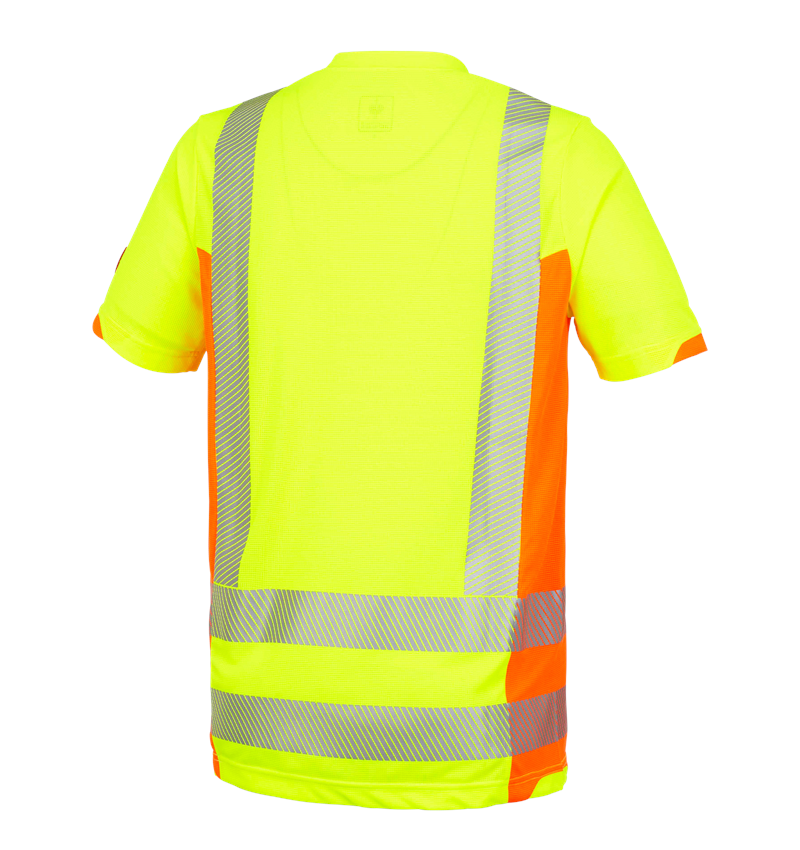 Temi: T-shirt funzionale segnaletica e.s.motion 2020 + giallo fluo/arancio fluo 3