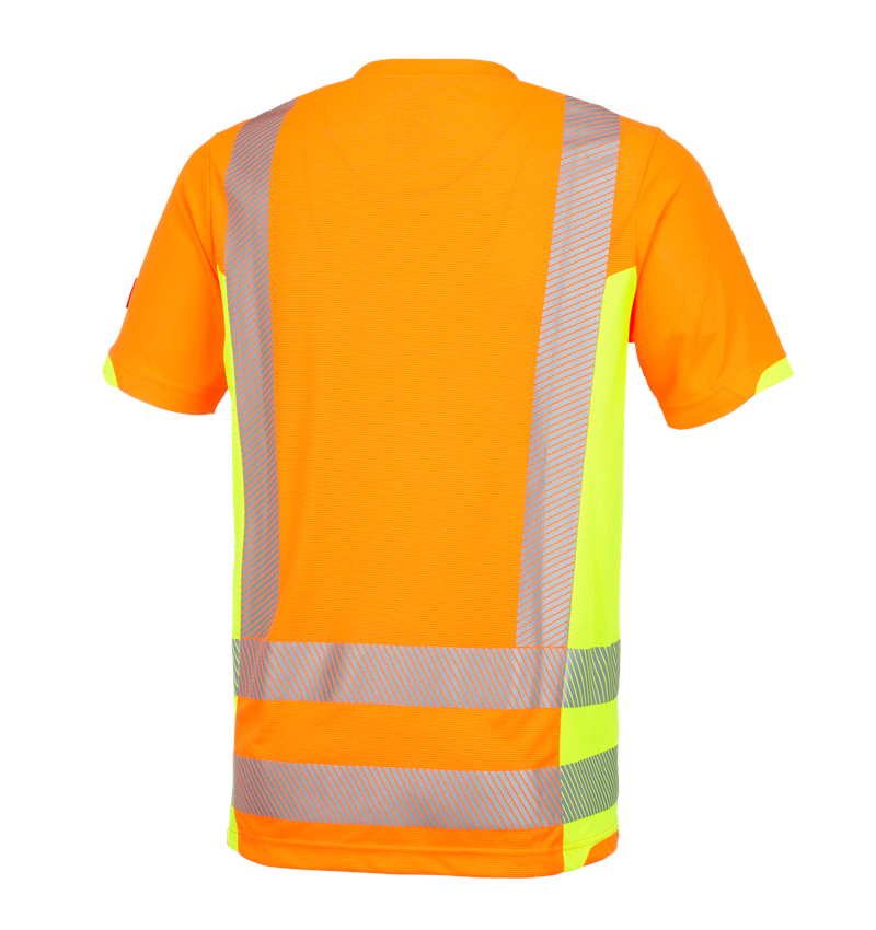 Maglie | Pullover | Camicie: T-shirt funzionale segnaletica e.s.motion 2020 + arancio fluo/giallo fluo 2