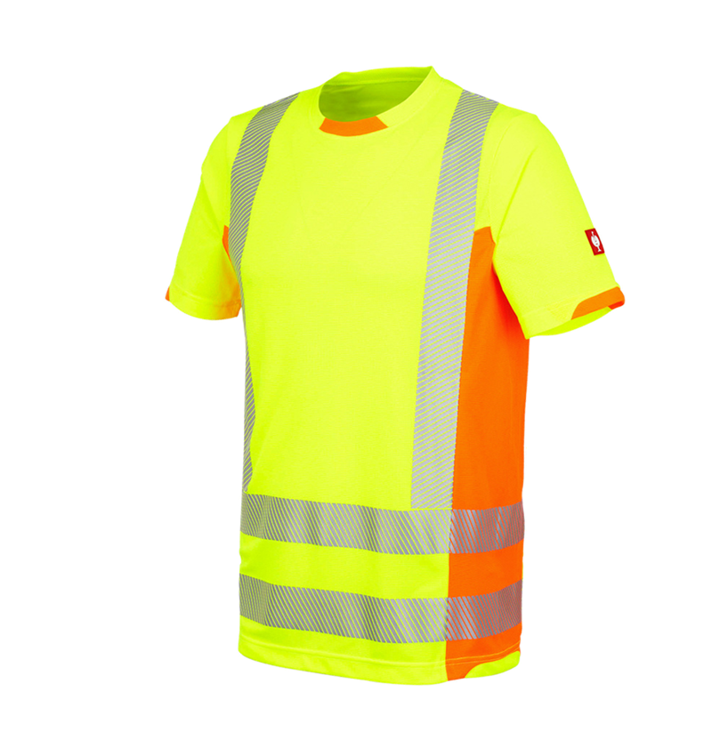 Temi: T-shirt funzionale segnaletica e.s.motion 2020 + giallo fluo/arancio fluo 2