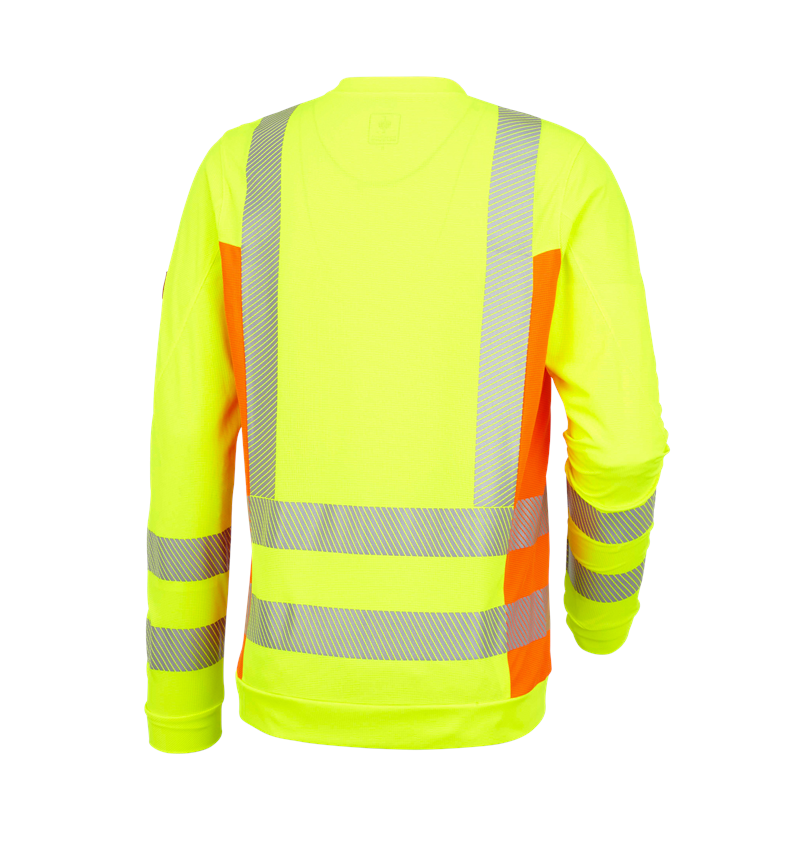 Maglie | Pullover | Camicie: Longsleeve segnaletica funzionale e.s.motion 2020 + giallo fluo/arancio fluo 1