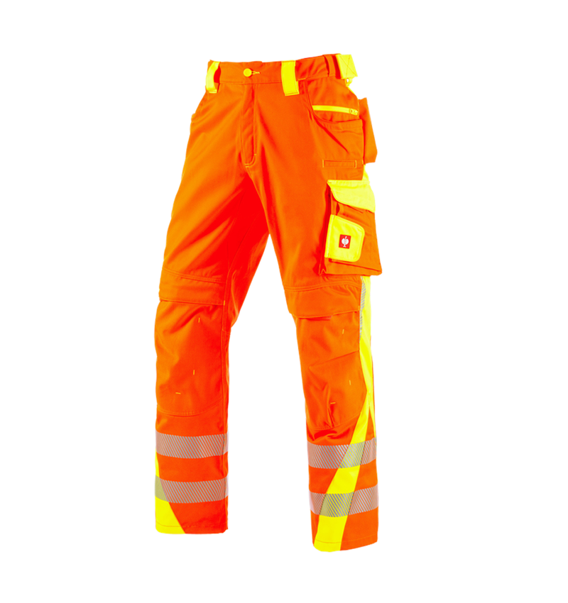 Pantaloni: Pantaloni segnaletici e.s.motion 2020 + arancio fluo/giallo fluo 2