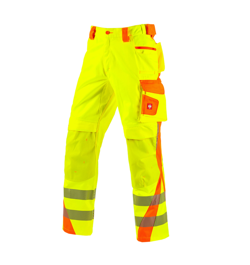 Pantaloni: Pantaloni segnaletici e.s.motion 2020, invernali + giallo fluo/arancio fluo 2
