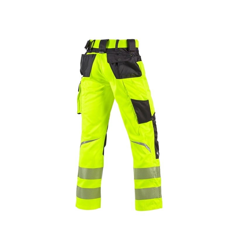 Pantaloni: Pantaloni segnaletici e.s.motion + giallo fluo/antracite  2