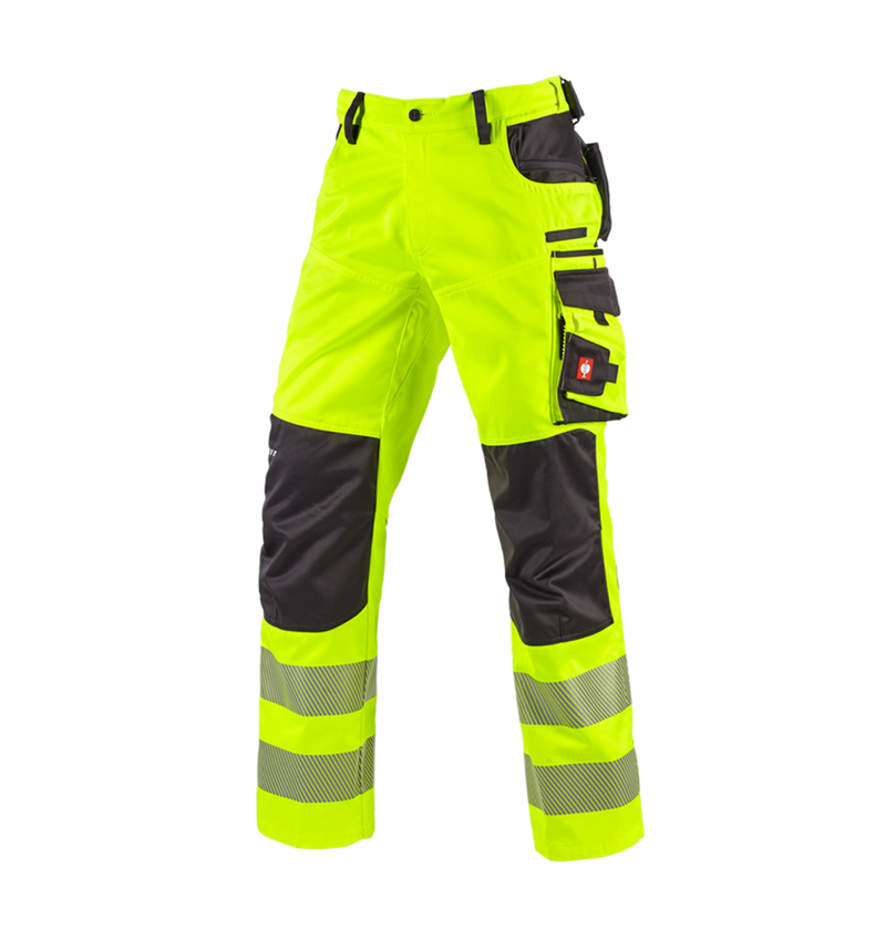 Pantaloni: Pantaloni segnaletici e.s.motion + giallo fluo/antracite  1
